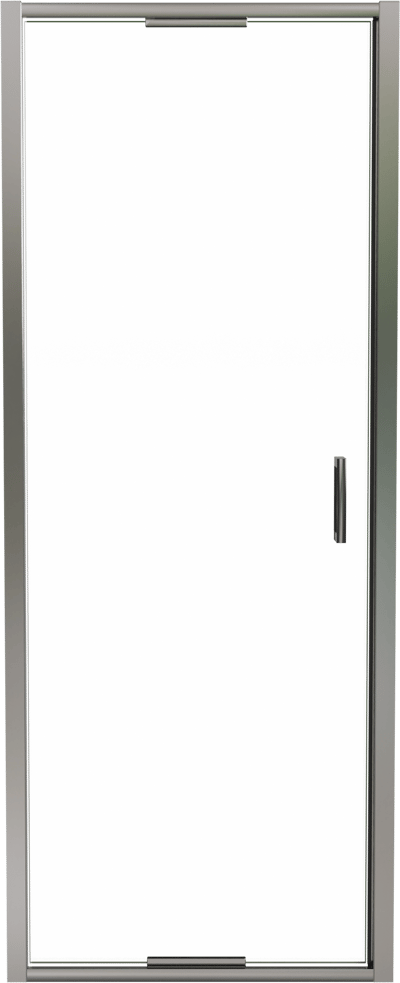 Luca Varess Vidor In Dusche Drehtür 80 cm x 190 cm Klarglas glänzend Chrom Profil