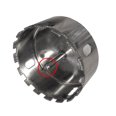 Santeg Diamantbohrer mit Zentrierhilfe