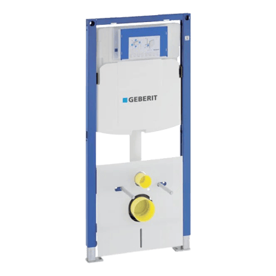 Geberit Duofix avec réservoir de chasse encastré Sigma UP320, tapis d'isolation et adaptateur 110-90