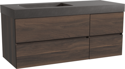 Storke Edge badkamermeubel met Scuro High wastafel