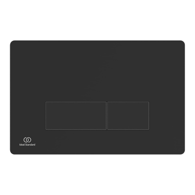 Oleas M2 plaque de commande Noir Mat pour Ideal Standard ProSys bâti-support