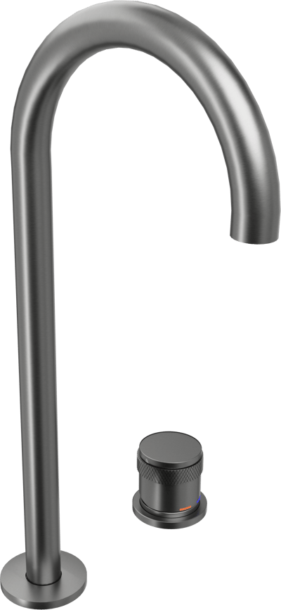 Blaufoss Pavilion Curve wastafelkraan