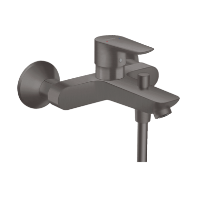 Hansgrohe Talis E opbouw badmengkraan Brushed Black Chrome