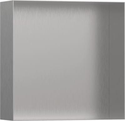 Hansgrohe XtraStoris Einbaunischen rvs look