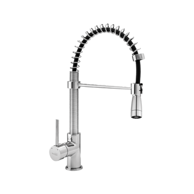 Blaufoss Evita robinet de cuisine avec douchette extractible chrome brillant