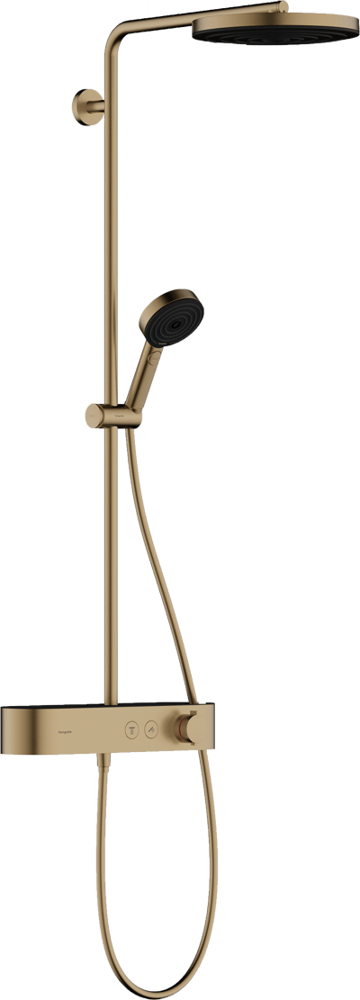 Hansgrohe Pulsify S260 colonne de douche de pluie robinet thermostatique Brushed Bronze