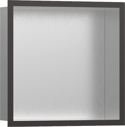 Hansgrohe XtraStoris Einbaunischen Brushed Black Chrome