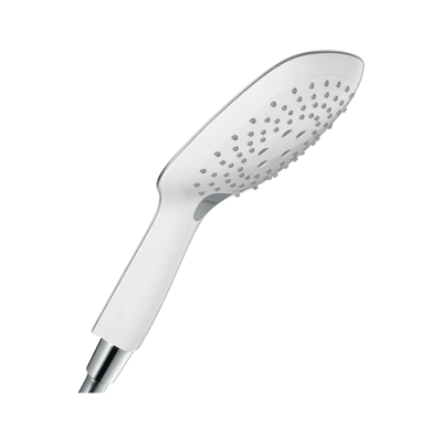 Hansgrohe Raindance Select E150 Handbrause: 3jet, Chrom und Weiß Glänzend