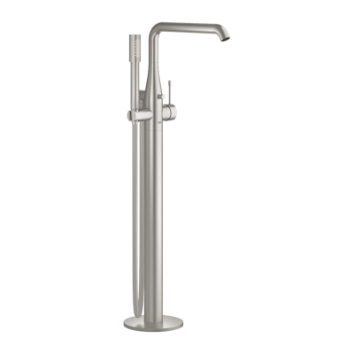 Grohe Essence robinet baignoire îlot avec douchette Supersteel