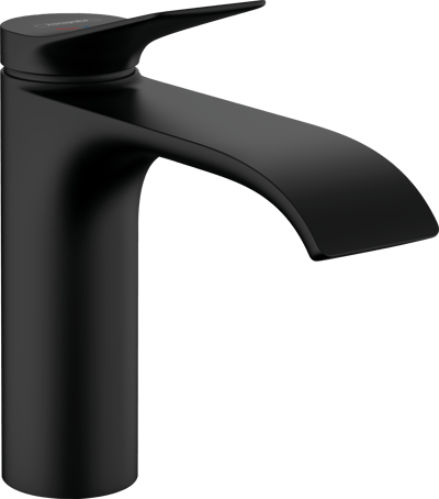 Hansgrohe Vivenis 110 Niedrige Waschtischarmatur Schwarz Matt