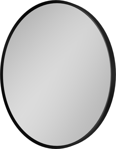 Balmani Auro ronde toiletspiegel zwart Ø 45 cm