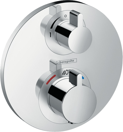 Hansgrohe Ecostat S thermostat de douche encastré chrome brillant