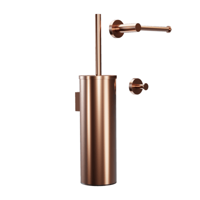 Blaufoss Harmony wc-accessoireset Brushed Rosegold