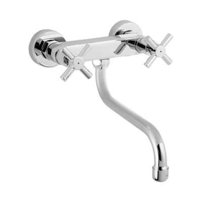 Blaufoss Affondo robinet de cuisine encastré chrome brillant