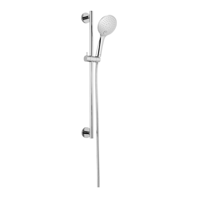 Blaufoss Switch barre de douche 70 cm avec douchette 11 cm 3 fonctions chrome brillant