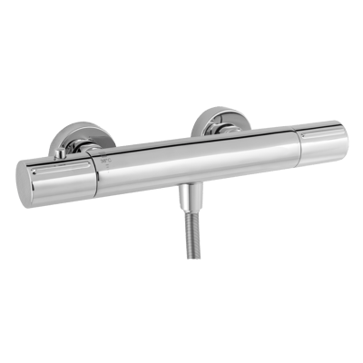 Blaufoss Onos Thermostat-Duscharmatur: Chrom glänzend