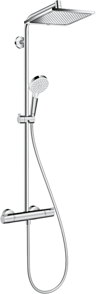 Hansgrohe Crometta E 240 Duschsystem: Chrom Glänzend