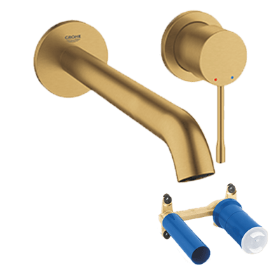 Grohe Essence robinet de lavabo enastré Brushed Cool Sunrise incl élément intégré