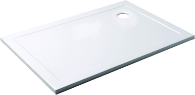 Luca Varess Soft receveur de douche 100 x 70 cm acrylique blanc brillant