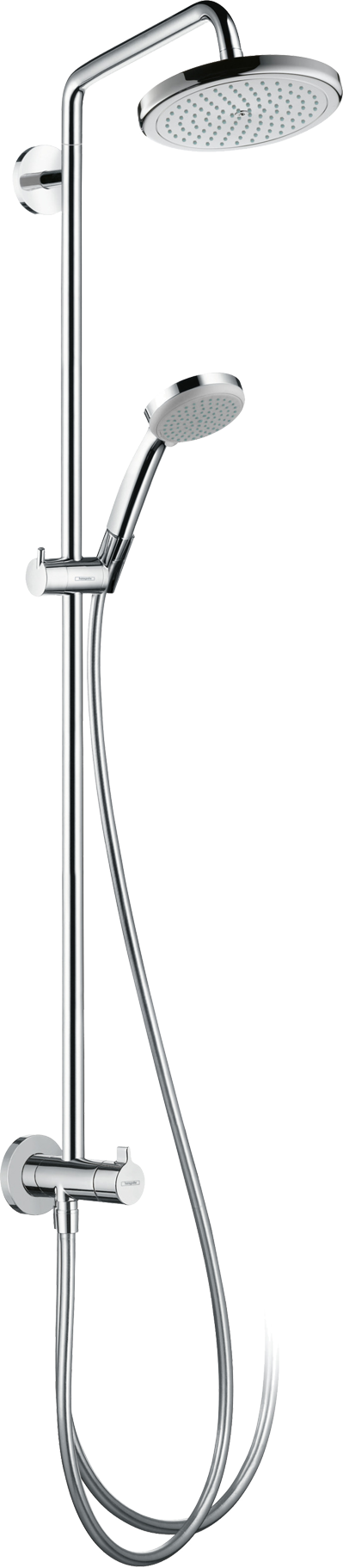 Hansgrohe Croma 220 regendouchekit douchekop 22 diameter incl handdouche chroom
