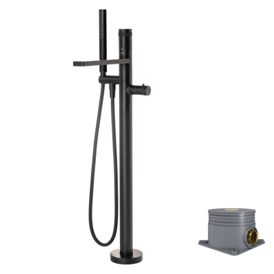 Blaufoss Sonic vrijstaande badkraan, inbouwelement inbegrepen