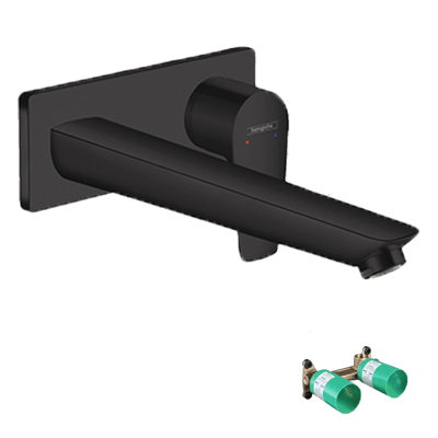 Hansgrohe Talis E inbouw wastafelkraan Matt Black incl. inbouwelement