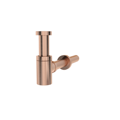 Santeg Styledrain MINI-X Ablauf für Handwaschbecken, roségold gebürstet, 32 mm