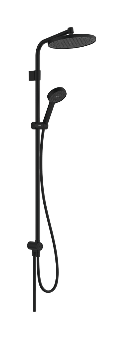 Hansgrohe Activera S 240 opbouw regendoucheset zonder kraan Reno Varia Mat Zwart