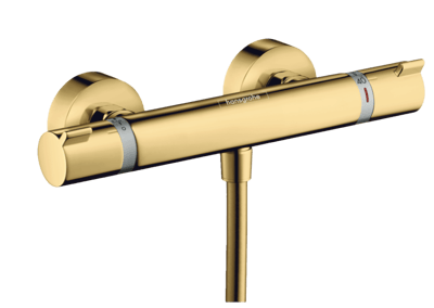 Hansgrohe Ecostat Comfort thermostatische kraan douchekraan Polished Gold Optic
