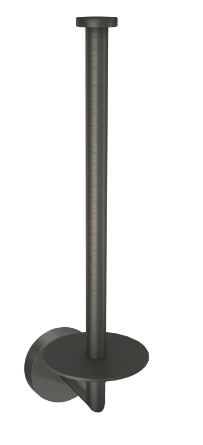 Blaufoss Harmony Reserve-WC-Rollen-Halter, Brushed GunMetal