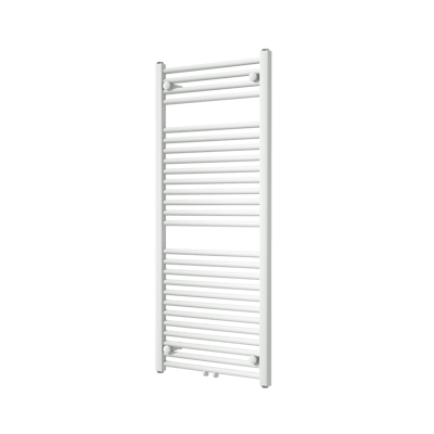Vipera Kanza sèche-serviettes simple 50 x 120 cm chauffage central blanc mat raccordements latéral et central possibles 691W