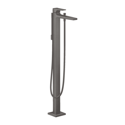 Hansgrohe Metropol Robinet de baignoire îlot mitigeur Brushed Black Chrome set douchette incl.