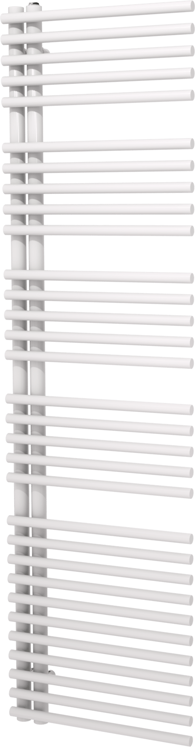 Vipera Nevada sèche-serviettes simple 50 x 180 cm chauffage central Blanc Brillant raccordement latéral 934W