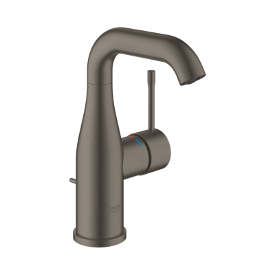 Grohe Essence M-size wastafelkraan Brushed Hard Graphite