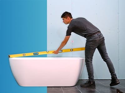 Installatievideo halfvrijstaande baden