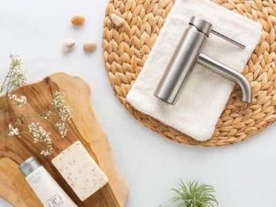 Look inox tendance et robinets colorés