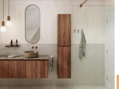 Japandi badkamerstijl