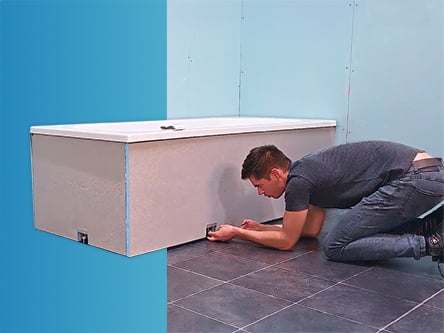 Vidéo d'installation des baignoires à encastrer