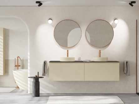 Badkamertrend: 50 tinten greige