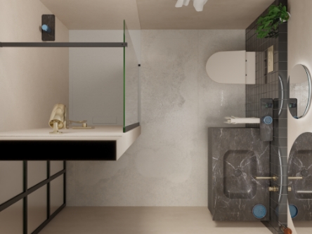 Wie zeichnet man einen Badezimmer-Grundriss?