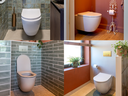 1 Toilette, 4 einzigartige Stilrichtungen