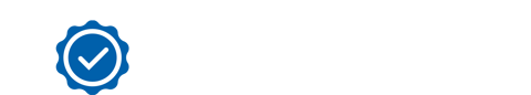 Blauw pictogram met een vinkje dat staat voor kwaliteitsgarantie van X²O badkamers.
