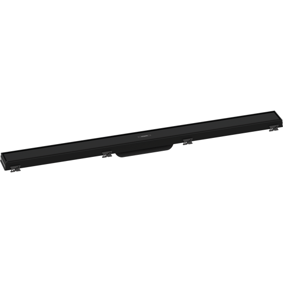 Hansgrohe RainDrain Match caniveau de douche avec cadre réglable en hauteur 90cm Noir Mat