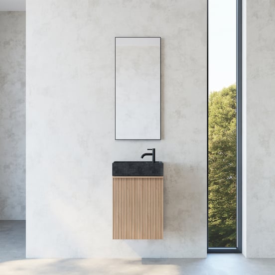 Blaufoss Multa fonteinkraan mat zwart