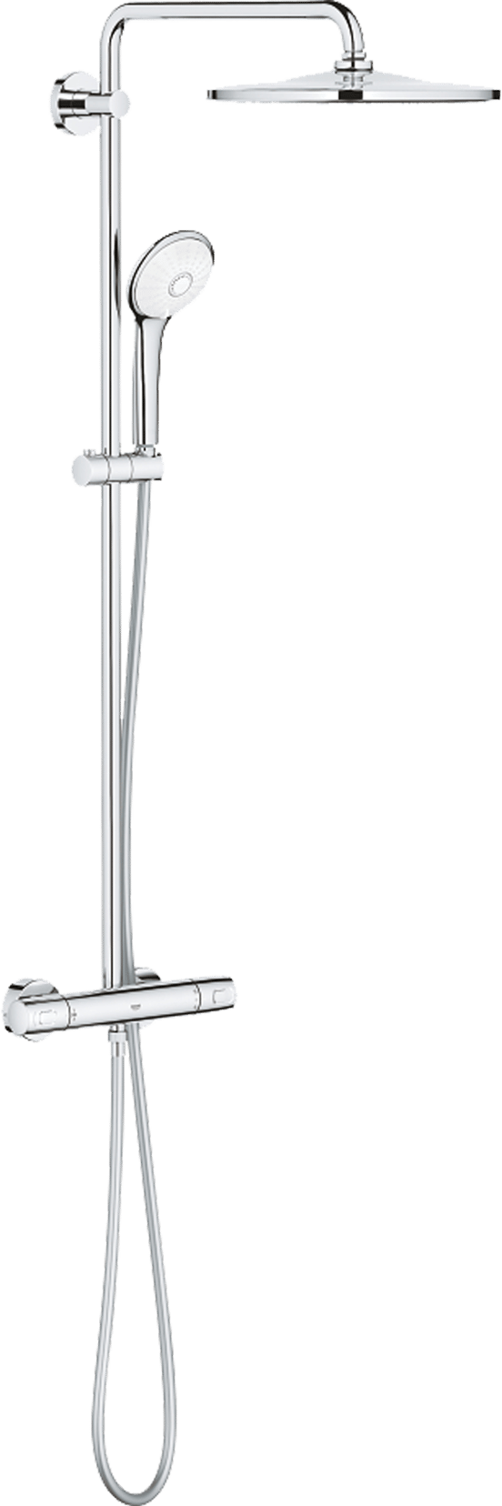 Grohe Euphoria System 310 colonne de douche de pluie mitigeur CoolTouch thermostatique Chrome Brillant