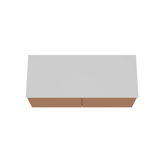 Balmani Sfera meuble salle de bains suspendu 135 x 55 cm cotto avec Stretto tablette simple ou double en solid surface blanc mat