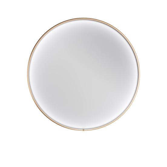 Balmani Secret miroir rond Brushed RoseGold lumineux et anti-buée Ø 90 cm