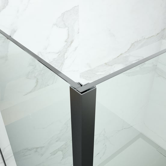 Balmani Modular profilé d'angle 200 cm noir mat