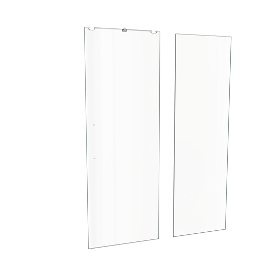 Balmani Senses Design douche schuifdeur omkeerbaar 140 cm x 210 cm Helder glas