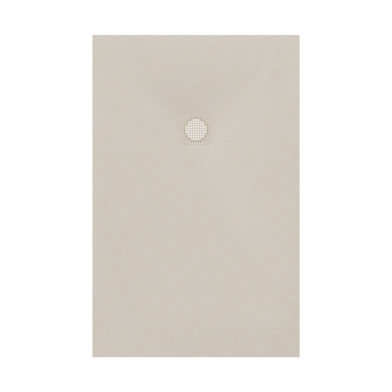 Luca Varess Suite receveur de douche 140 x 90 cm marbre composite Dizzy Cream 